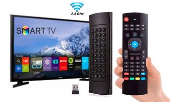Mouse y Teclado multimedia inalambrico para Smart Tv Smart - PC Laptop PS3 PS4 TV BOX