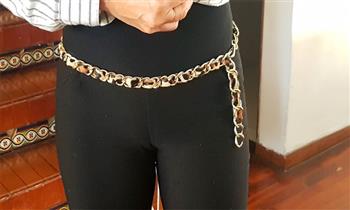 Pulsera o collar o correa para dama de cuero
