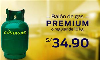 Balon de gas premium o regular de 10 kg Incluye delivery