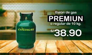 Balon de gas premium o regular de 10 kg Incluye delivery