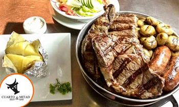 Parrilla tradicional para 2 ¡Deleita tu paladar!