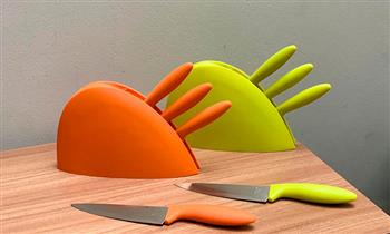 Set de 4 Cuchillos color verde con taco Delivery incluido