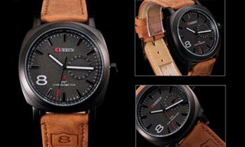 Reloj para hombre Curren con correa de cuero