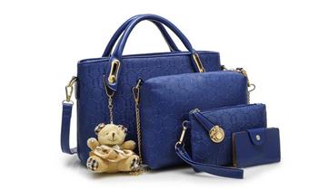 Set de Cartera Curren Mod3 Cuero Ecologico de 4 piezas ¡Elige color!