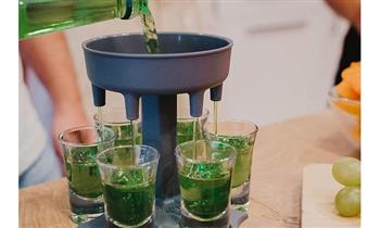 ¡Para tus reus! Dispensador de licores 6 vasos shot ¡Incluye delivery!