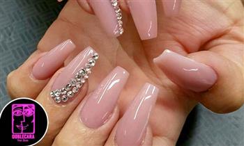 Uñas acrigel con tip francesas o acrilicas completas esmaltado gel frio OPI y mas