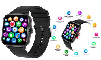 Smartwatch Colmi P8 Plus con Oximetro Incorporado Negro Incluye delivery