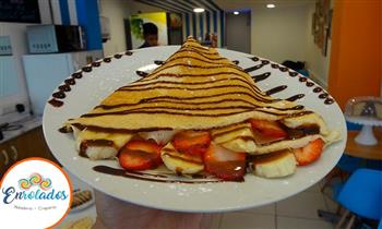 Barra libre de Crepes dulces o salados en Enrolados ¡Elige sede!