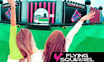 Flying Squirrel Entrada al Parque de Inflables Lunes a Domingo x 1 hora Cupon movil!