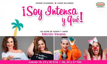 ¡2x1! En entradas al Show Soy intensa y que?” por Connie Chaparro y Angie Palomino
