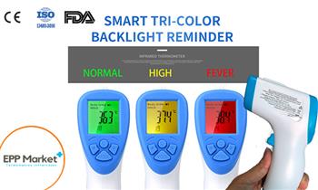Termometro infrarrojo digital GQ- 129 con certificado y registro ¡Incluye delivery!