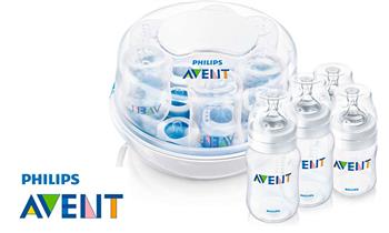 Esterilizador Vapor Philips Avent para biberones ¡Incluye delivery!