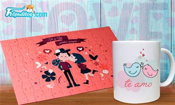 Taza rompecabezas incluye diseño personalizado y mas
