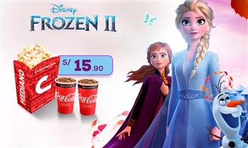 Combo Cinemark cancha mediana 2 gaseosas chicas