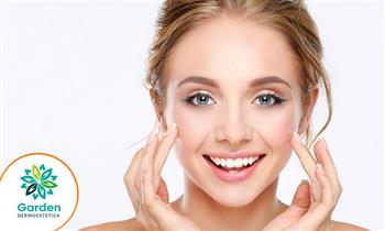 Limpieza facial peeling de diamantes mascarilla de colageno y mas en Garden Natura Spa