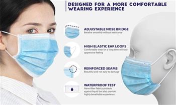 500 mascarillas 10 cajas - 3 pliegues con ajuste nasal ¡Con delivery en 24hrs!
