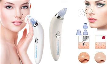 Aspirador de puntos negros con exfoliador a pila AA ¡Incluye delivery!