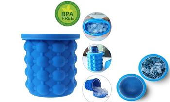 Hielera de silicona doble funcion ¡Incluye delivery!
