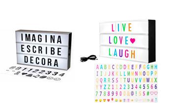Letrero LED con letras intercambiables cambia mensajes ¡Con delivery en 24hrs!