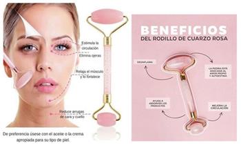 Rodillo de cuarzo rosa ¡Incluye delivery en 24 hrs!