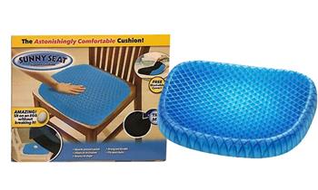 Asiento Cojin confortable 100 % gel Sunny seat de 800 gramos ¡con delivery!