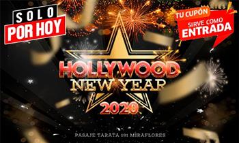 Entrada o BOX a HOLLYWOOD NEW YEAR 2020 con barra libre