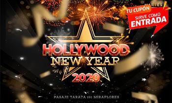 Entrada o BOX a HOLLYWOOD NEW YEAR 2020 con barra libre