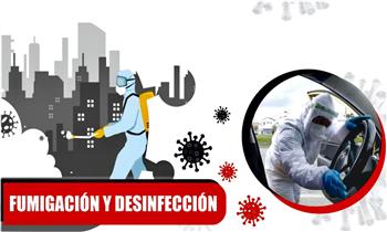 Fumigacion y Desinfeccion de area de 1m2 a 100m2 auto con