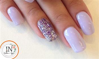 Esmalte gel decoracion en 2 uñas exfoliacion parafina hidratacion de manos