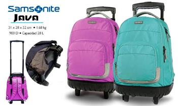 Samsonite® Trolley mochila con ruedas en modelo a escoger delivery