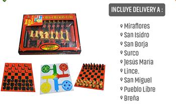 Set de Poker Texas para la familia Delivery para los distritos mencionados