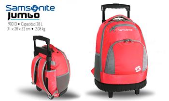 Samsonite® Trolley mochila con ruedas en modelo a escoger delivery