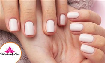 Manicura rusa combinada con opcion a Esmaltado al aire o gel