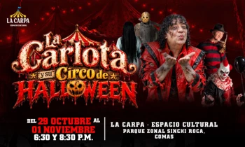 La Carlota y su Circo Halloween Parque Sinchi Roca - Comas