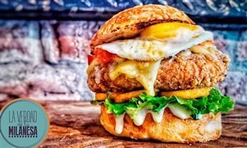 Milasanguche papas bebida en La verdad de la Milanesa - Santa catalina