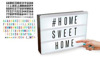 Letrero LED con letras intercambiables Mensajes de amor negocio y mas
