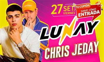 Entrada VIP al Concierto de LUNAY y Chris Jeday - Barranco Arena 27/09