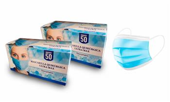100 mascarillas de 3 capas importadas con certificacion CE y FDA