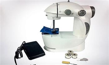 Mini maquina de coser portatil a pilas y corriente con Galy import