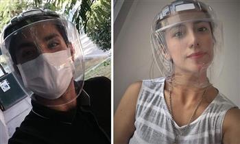 Visor para proteccion facial delivery ¡Diseño envolvente cobertura total!
