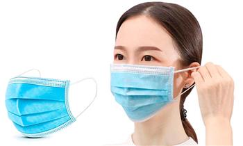 Caja de 50 mascarillas de 3 pliegues importadas
