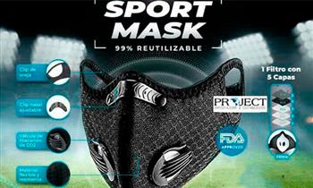 Mascarillas deportivas Sport Mask de Poliester duracion 1 año ¡ Incluye Delivery!