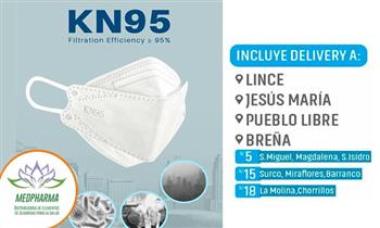 Mascarilla 3D con proteccion respiratoria KN95 - Elige 1 3 o 6 ¡Incluye delivery!