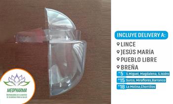 Protector facial termoformado con Medpharma ¡Incluye delivery!
