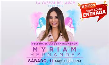 Myriam Hernandez La Fuerza Del Amor Tour Entrada general 11/05 Parque de la Exposicion