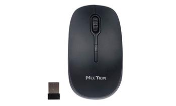 Mouse inalambrico negro Meetion R547 ¡Delivery incluido! con IVP