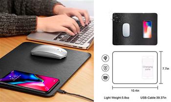Mouse pad con carga inalambrica para celular 10W