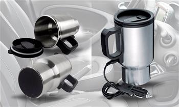 Mug Taza de acero inoxidable calentador para auto 12v