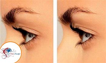 Planchado de cejas rizado de pestañas cejas con Henna