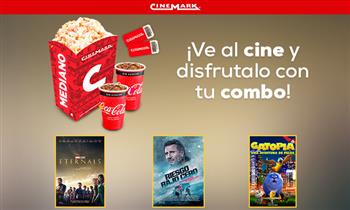Promociones Cinemark 2 Entradas 2 gaseosas cancha (Muestra el cupon desde tu celular)